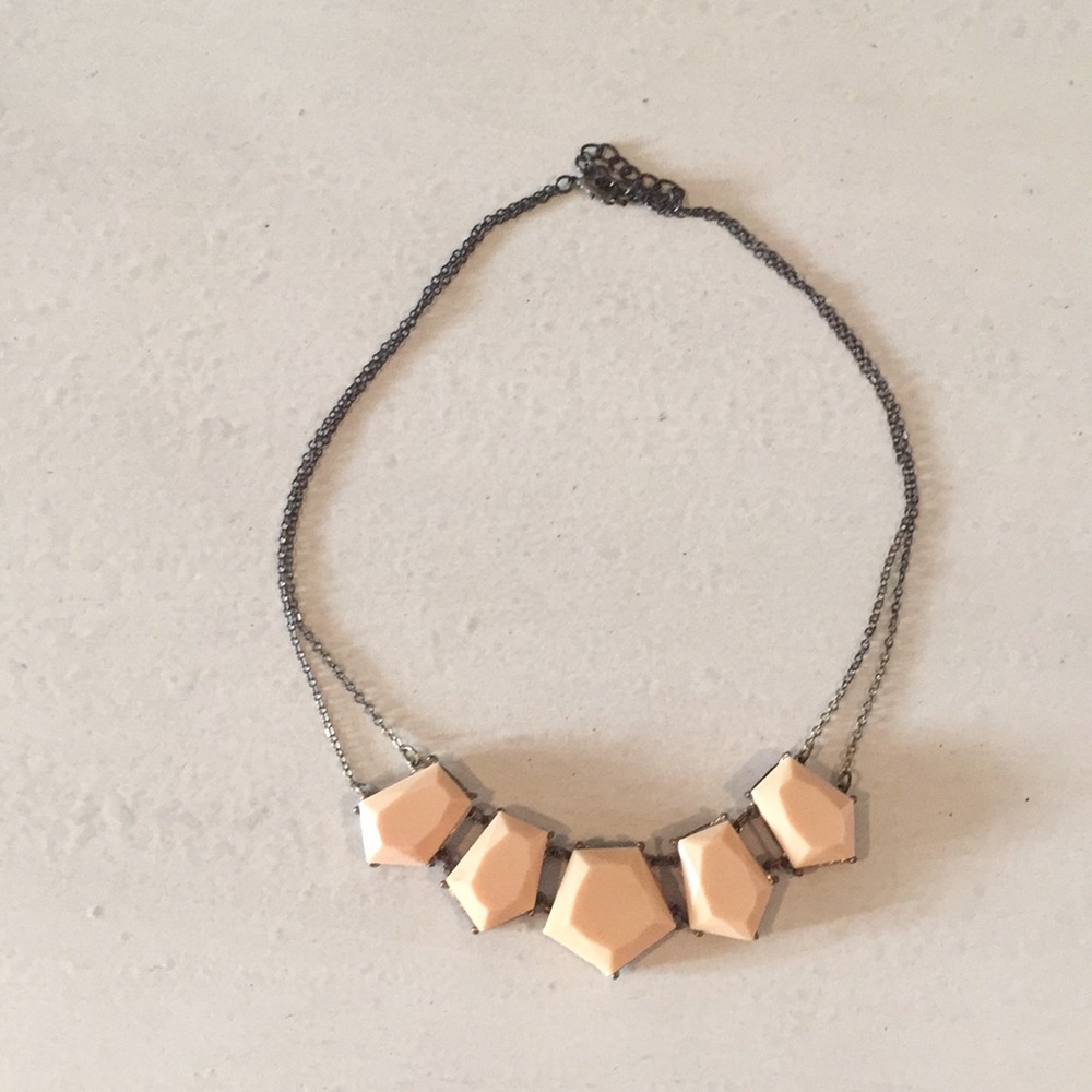 Cream Statement necklace